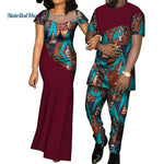 African Design Print Couples Formal Clothing Set AlansiHouse 4 XS 