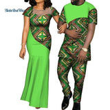 African Design Print Couples Formal Clothing Set AlansiHouse 8 XS 