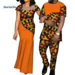 African Design Print Couples Formal Clothing Set AlansiHouse 
