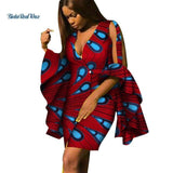 African Design Print Draped Dresses for Women AlansiHouse 1 XS 