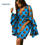 African Design Print Draped Dresses for Women AlansiHouse 10 XS 