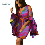 African Design Print Draped Dresses for Women AlansiHouse 5 XS 