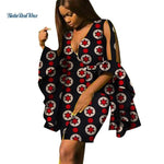 African Design Print Draped Dresses for Women AlansiHouse 6 XS 