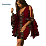 African Design Print Draped Dresses for Women AlansiHouse 8 XS 
