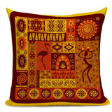 African Ethnic Style Geometric Printing Cushion Covers AlansiHouse 450mm*450mm 12 