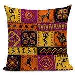 African Ethnic Style Geometric Printing Cushion Covers AlansiHouse 450mm*450mm 16 