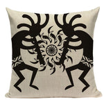 African Ethnic Style Geometric Printing Cushion Covers AlansiHouse 450mm*450mm 23 