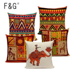 African Ethnic Style Geometric Printing Cushion Covers AlansiHouse 
