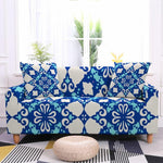 African Pattern Elastic Sofa Covers AlansiHouse Color 1 2 Seat(145-185cm) 