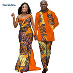 African Print Formal Couples Clothing AlansiHouse 