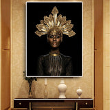 African Queen Modern Waterproof Canvas Painting AlansiHouse 