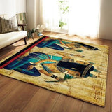 African Style Portrait Large Carpets For Living Room Non-slip AlansiHouse A 122x160cm(48x63inch) 