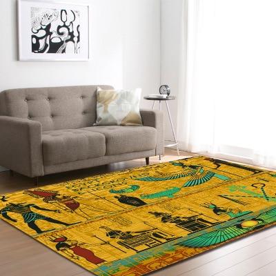 African Style Portrait Large Carpets For Living Room Non-slip AlansiHouse C 122x160cm(48x63inch) 