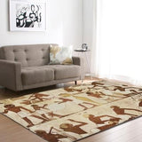 African Style Portrait Large Carpets For Living Room Non-slip AlansiHouse F 99x152cm(60x39inch) 