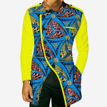African Wax Print Long Sleeve Top Shirts AlansiHouse 13 S 
