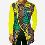 African Wax Print Long Sleeve Top Shirts AlansiHouse 