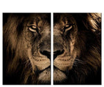 African Wild Lion Canvas Painting AlansiHouse 70x100cm no frame 1 as the picture show 