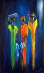 African Woman Portrait Oil Painting on Canvas AlansiHouse 70x105cm no frame HZ10634 