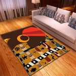 African Woman Print Rug for Large Area AlansiHouse 