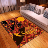 Beautiful African Design Living Room Rug AlansiHouse 