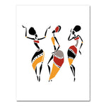 Beautiful Black Woman Canvas Art Paintings AlansiHouse A4 21x30cm No Frame 2732-01 