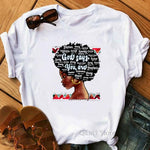 Black & Beautiful Women's Graphic T-Shirt AlansiHouse 0816164 L 