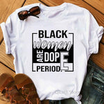 Black & Beautiful Women's Graphic T-Shirt AlansiHouse 0816168 L 