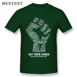 Black Lives Matter T-Shirt AlansiHouse Dark Green XS 