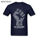 Black Lives Matter T-Shirt AlansiHouse Navy XS 