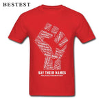 Black Lives Matter T-Shirt AlansiHouse Red XS 