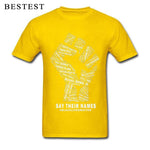 Black Lives Matter T-Shirt AlansiHouse Yellow XS 
