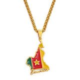 Cameroon Country Flag Pendant AlansiHouse 