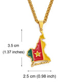 Cameroon Country Flag Pendant AlansiHouse 