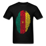 Cameroon Fingerprint T-Shirt AlansiHouse Black S 