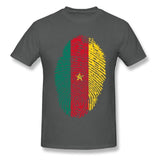 Cameroon Fingerprint T-Shirt AlansiHouse Dark Grey S 