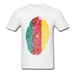 Cameroon Fingerprint T-Shirt AlansiHouse White S 