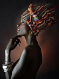 Classic African Woman Portrait Canvas Painting AlansiHouse 30x40cm no frame PA493 