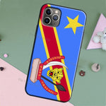 Congo DRC Flag Phone Case (for iPhone) AlansiHouse For iPhone 12 Pro 9117 