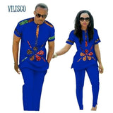 Couples African Print Top and Pants Sets AlansiHouse 8 S 