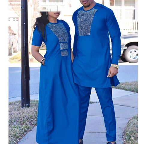Couples Traditional African Clothing Sets AlansiHouse 