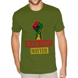 Cultured Black Lives Matter T-Shirt AlansiHouse Army Green M 