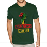 Cultured Black Lives Matter T-Shirt AlansiHouse Forest Green S 