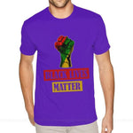 Cultured Black Lives Matter T-Shirt AlansiHouse Purple S 