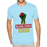 Cultured Black Lives Matter T-Shirt AlansiHouse Sky Blue 6XL 