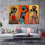 Decorative African Artwork Canvas Paintingss AlansiHouse 