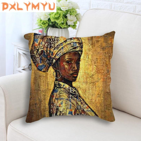 Decorative Cushion Covers of Africa Paintings AlansiHouse 