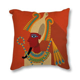 Egyptian Art African Impression + Exotic Decoration Throw Pillow Case AlansiHouse 450mm*450mm 3 as picture 