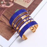 Egyptian-Style Gold Jewelry Sets AlansiHouse Blue 