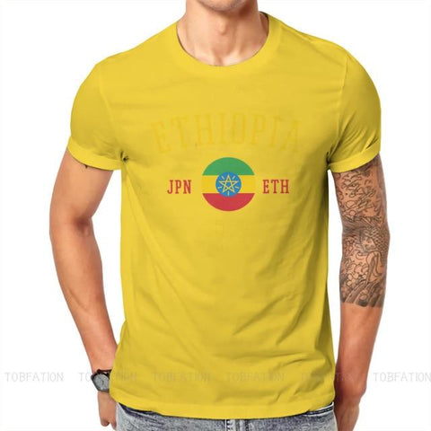 Ethiopia Tokyo Games Sports Competition Shirt AlansiHouse Yellow S 