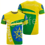 Ethiopian Short Sleeve T-Shirts (Multiple Variants) AlansiHouse color as picture 13 7XL 